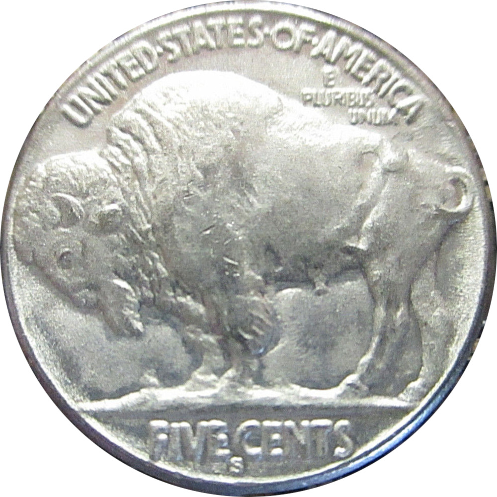 1913-S-5c-Type-2-Buffalo-Nickel-#2